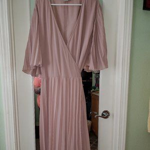 ASOS pleated Midi Dress Size 24